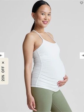 Medium Beyond The Bump Beyond Yoga Maternity Slim Racerback Tank